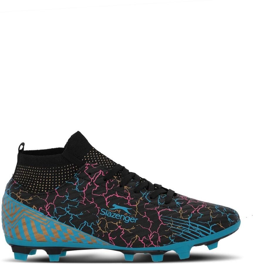Slazenger Corner Voetbalschoenen natuurgras Zwart (junior)
