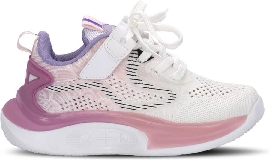 Slazenger Nitro Sneakers Wit Lila (kinderen)