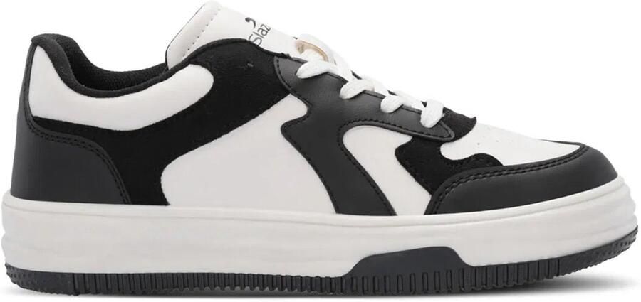 Slazenger Pinto Sneakers Zwart Wit (dames)