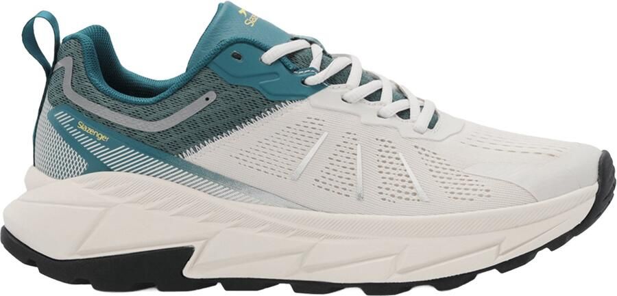 Slazenger Warren Sneakers Wit Groen (heren)