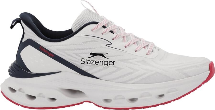 Slazenger Willow Sneakers Wit Marineblauw Rood (heren)