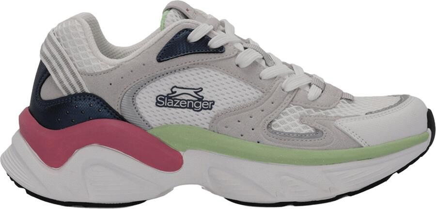 Slazenger Wind Sneakers Wit Marineblauw (dames)
