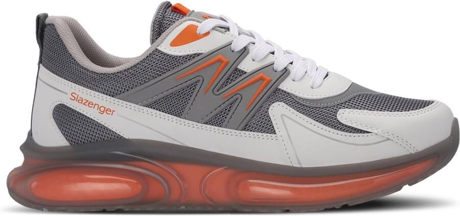 Slazenger Zigor Hardloopschoenen Grijs Oranje (heren)