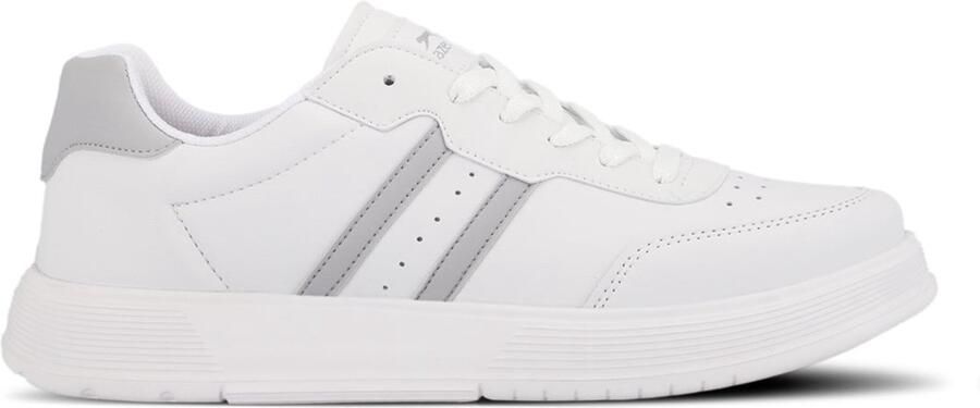 Slazenger Zipper Sneakers Wit Grijs (dames)