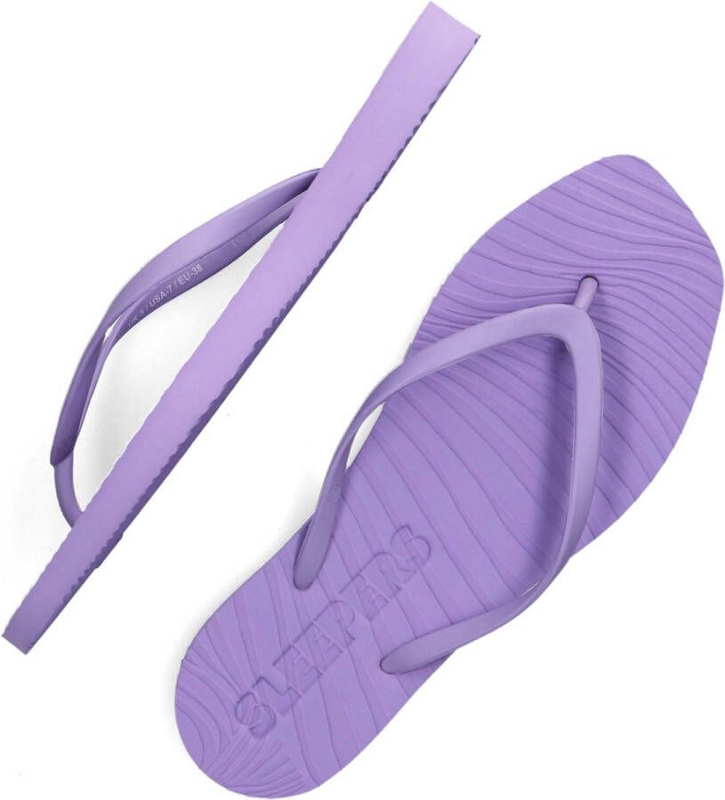 Sleepers Tapered Teenslippers Zomer slippers Dames Paars - Foto 3