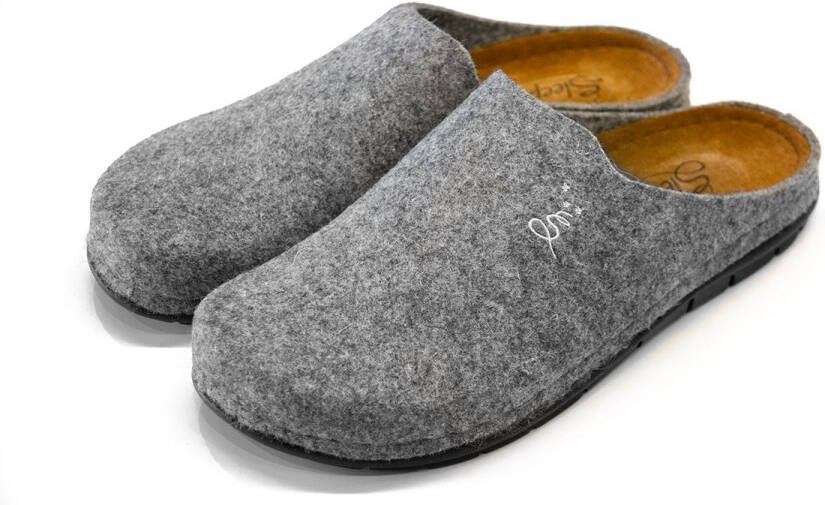 Sleepy Brommies Acupressuur Pantoffels Heren Beige - Foto 3
