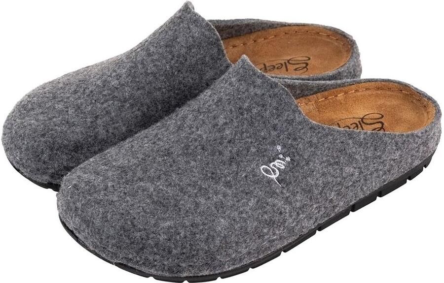 Sleepy Brommies Acupressuur Pantoffels Dames Grijs - Foto 2