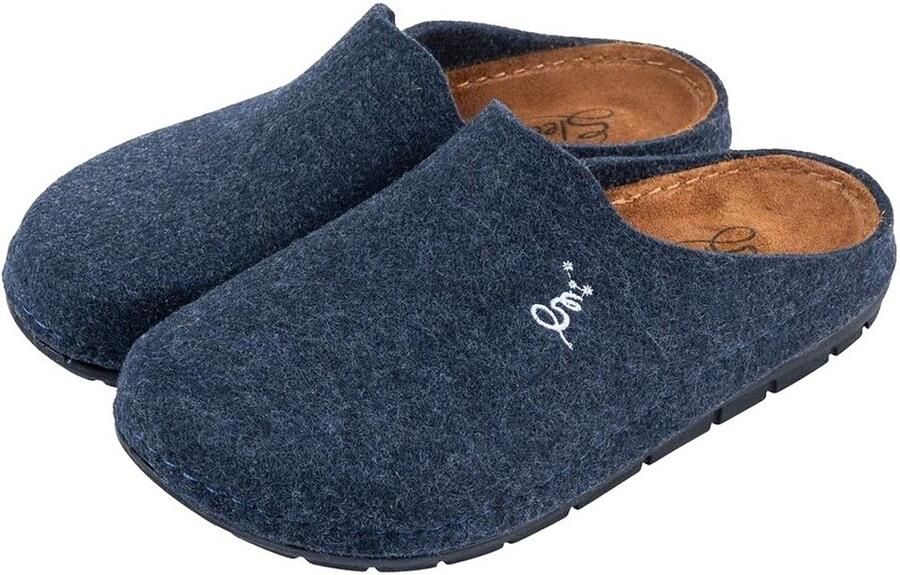 Sleepy Brommies Acupressuur Pantoffels Heren Donkerblauw - Foto 2