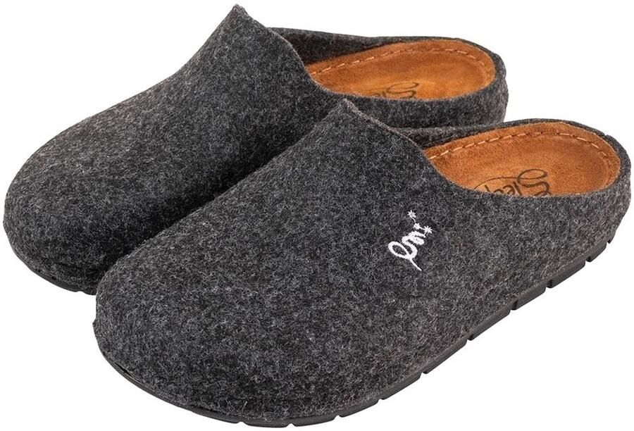 Sleepy Brommies Acupressuur Pantoffels Heren Donkergrijs - Foto 3
