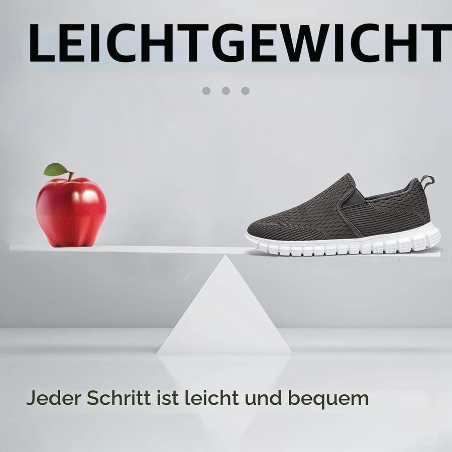 Slip-on ademend en lichtgewicht anti-slip zool geschikt voor dagelijks gebruik en reizen