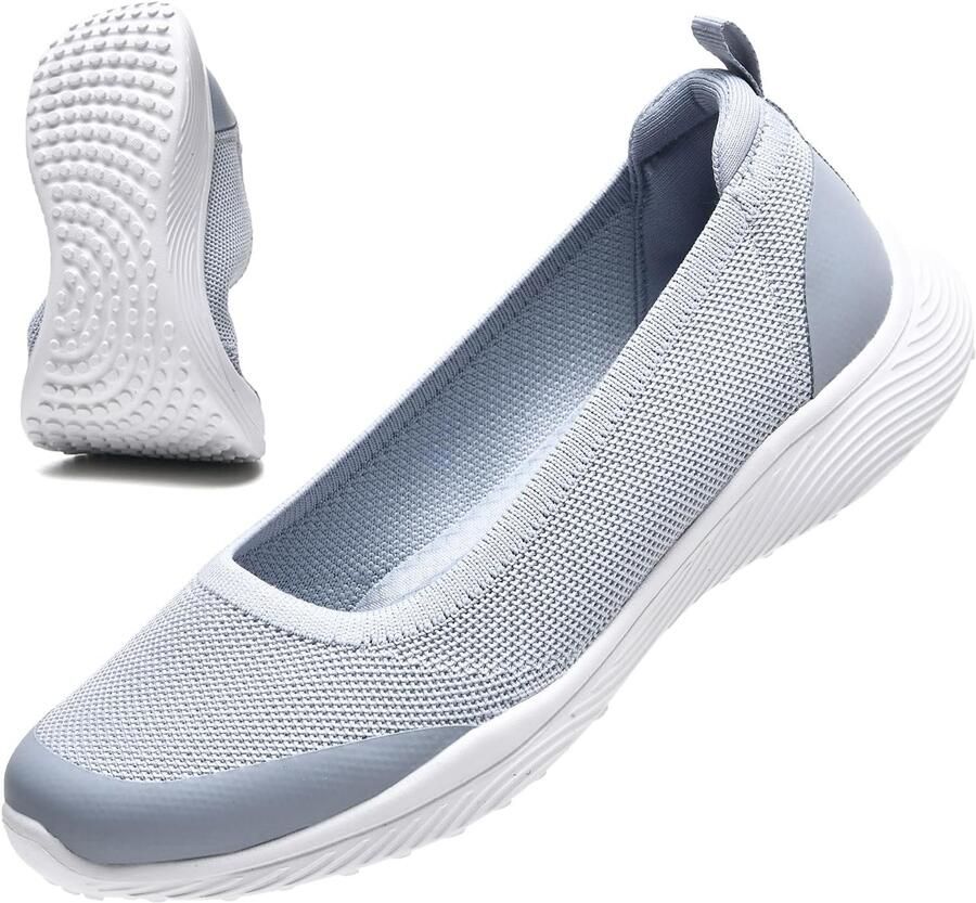 Slip-on schoenen met voetboogondersteuning voor vrije tijd buiten en fitness