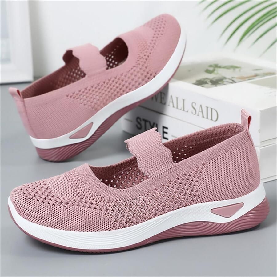Slippers met ronde neus anti-slip en ademend voor dagelijks gebruik. Blauw Roze Zwart Beige Lila