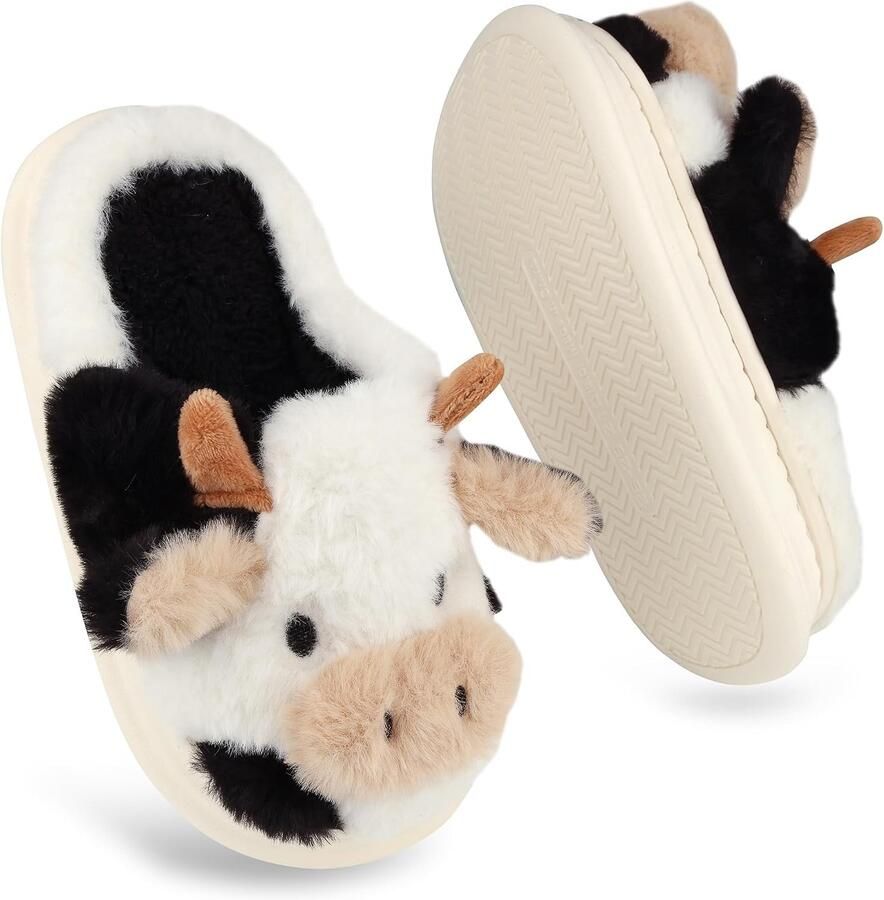 Slippers voor Meisjes Cian 36 37 EU Pluche Pantoffels met Traagschuim en Antislip Voor Comfort Thuis