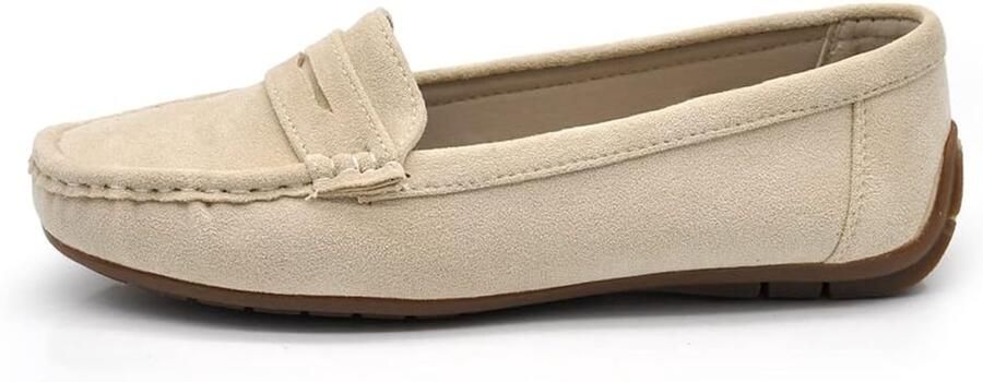 Slippertjes met steentjes en suède look