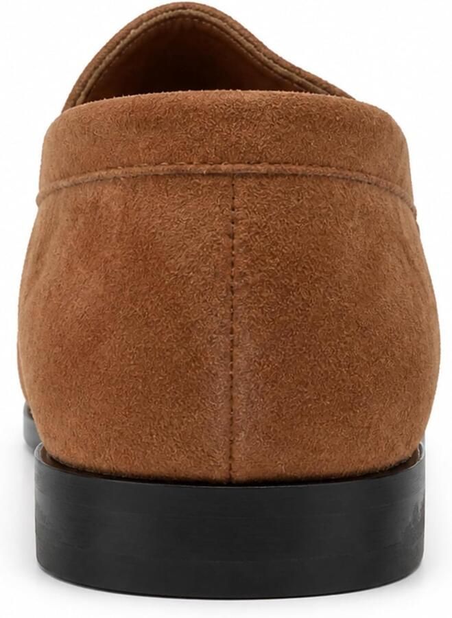 Slippertjes voor dames imitatie wildleder lage hak