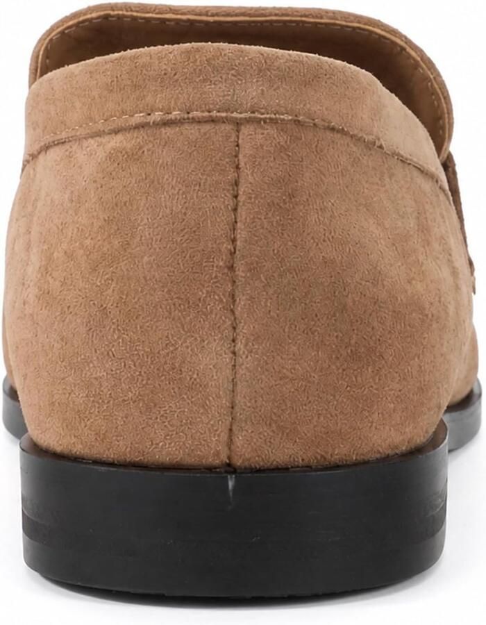 Loafer voor vrouwen imitatiewildleder lage hak