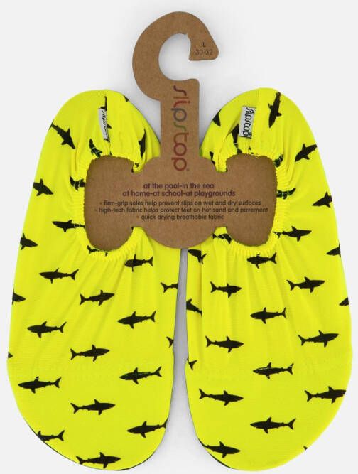 Slipstop Pack Waterschoentjes Haai Fluor Geel INF(18 20 )