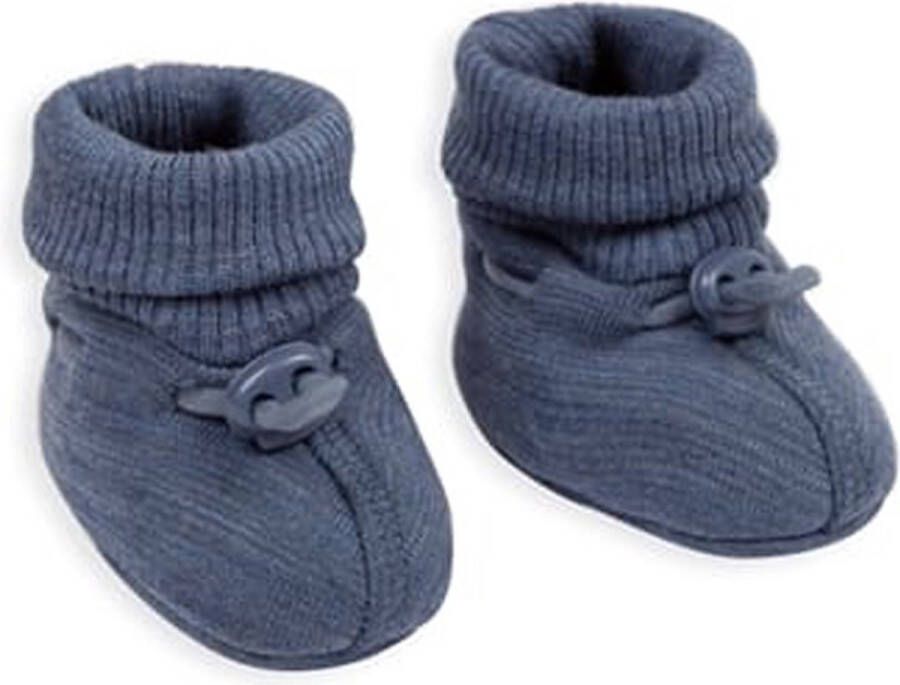 Smallstuff -Booties-Slofjes-Babyslofjes-Denim-melange-Kledingmaat - Foto 1