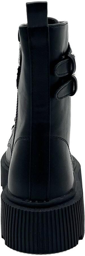 Weloveshoes Smile Favorites Meisjes Boots Zwart Imitatieleer