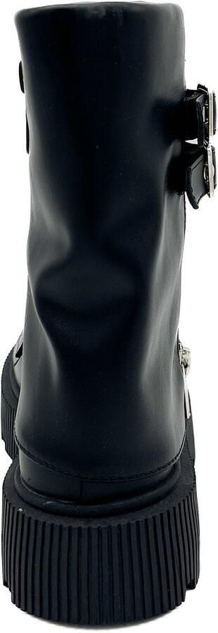 Weloveshoes Smile Favorites Meisjes Boots Zwart Imitatieleer Suedine