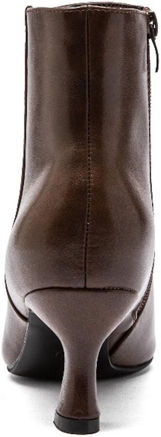 Weloveshoes Smile Favorites Dames Enkellaarzen Bruin Imitatieleer - Foto 2