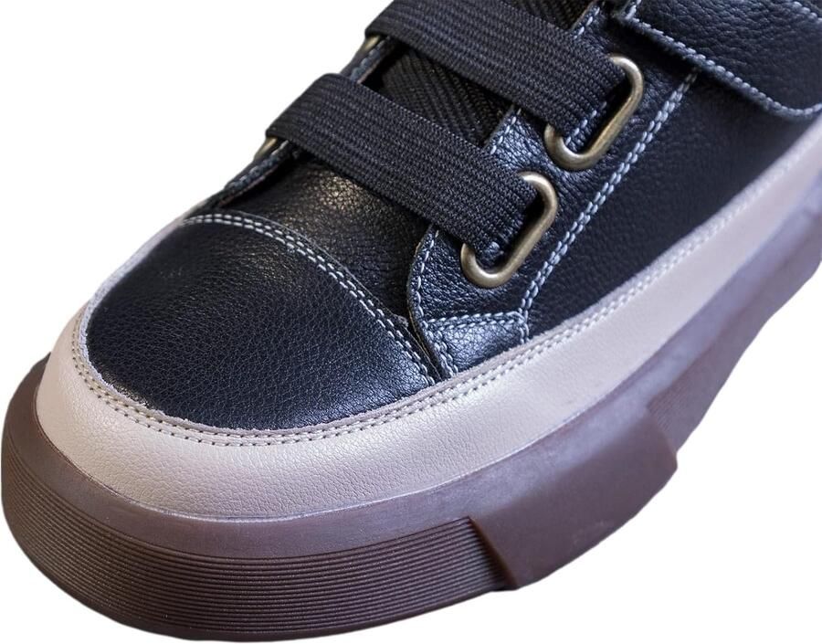Sneakers met klittenband lage uitvoering zacht voetbed
