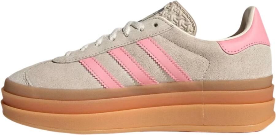 Adidas Originals Gazelle Bold Kids Sneaker (GS) Unisex beige 1 3 Schoenen