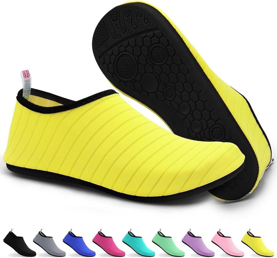 Snel drogende waterschoenen voor en ideaal voor strand en zwembadactiviteiten