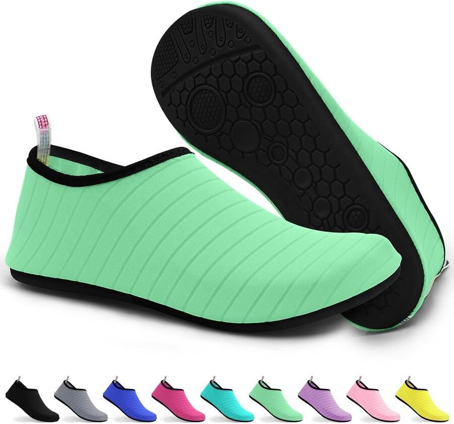 Snel drogende waterschoenen voor en ideaal voor strand en zwembadactiviteiten