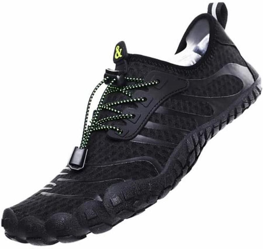 Sneldrogende Waterschoenen voor en Uniseks Sport- en Badschoenen voor Activiteiten Zwart