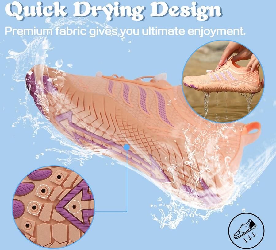 Waterschoenen voor en strandschoenen blotevoetenschoenen zomer zwemschoenen aquaschoenen sneldrogend surfschoenen