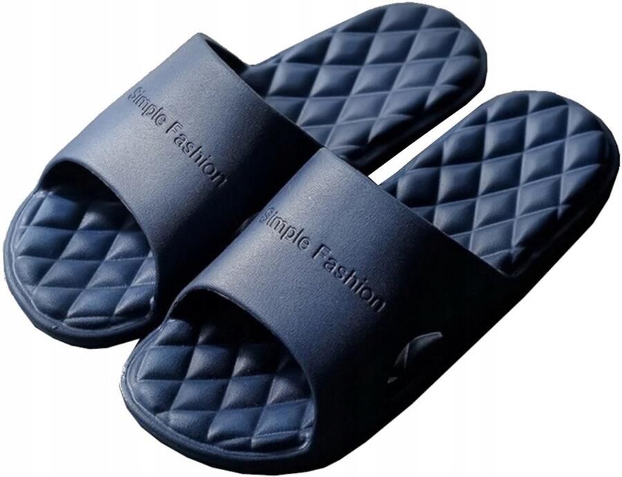 SNM Lichte Blauwe Heren Foam Slippers Zwembad & Strand