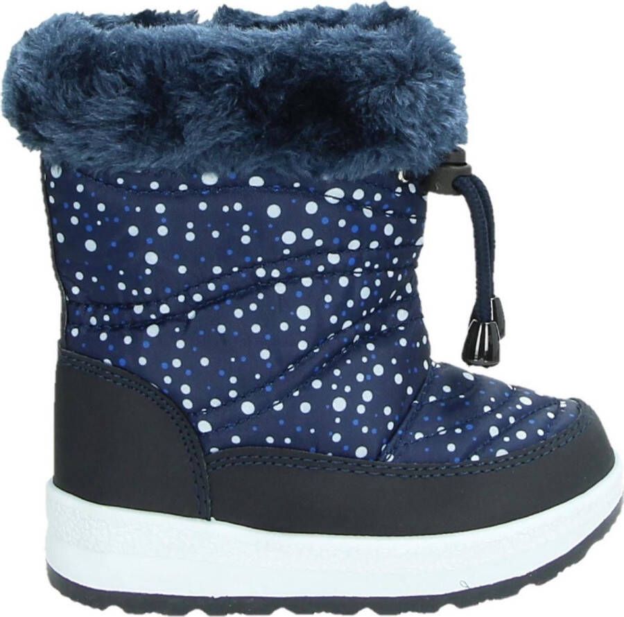 Snow Fun snowboots blauw Meisjes Kunststof Stip 30