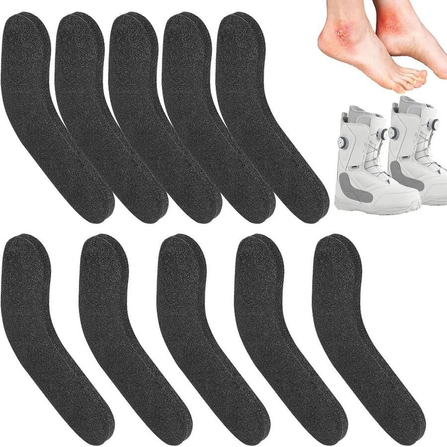 Snowboardschoen Inlegzolen Laars Vulling Wintersport Comfort Zelfklevend Schuim 8x