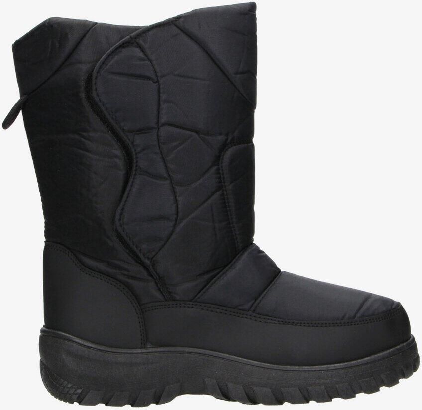 Snowfun gevoerde heren snowboots met klittenband Zwart Moonboots