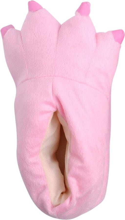 SnugSquad Dino Sloffen Roze Comfortabele Dieren Pantoffels Kinderen & Volwassen Unisex Geschikt voor t m