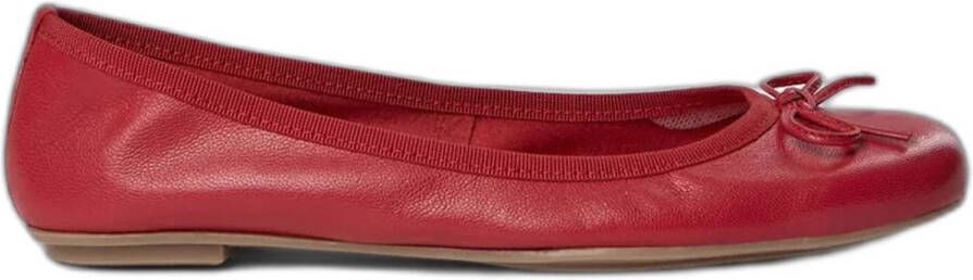 Sofie Schnoor Rode ballerina schoenen met strikdetail