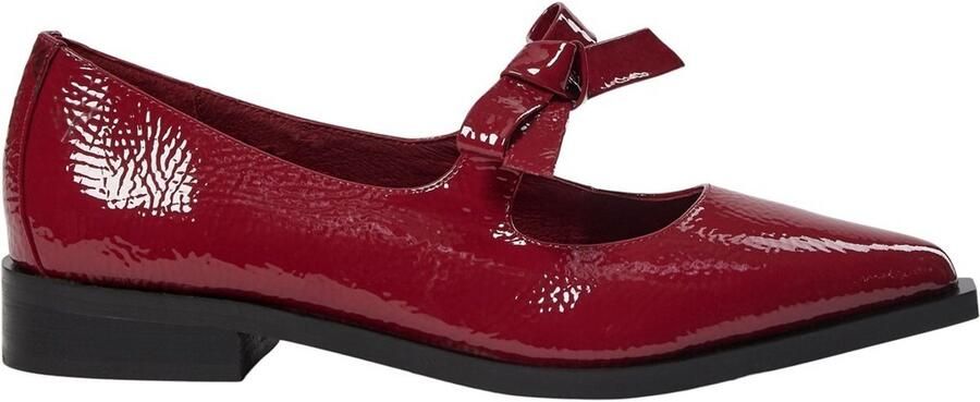 Sofie Schnoor Rode Ballerina Schoenen met Strikdetail