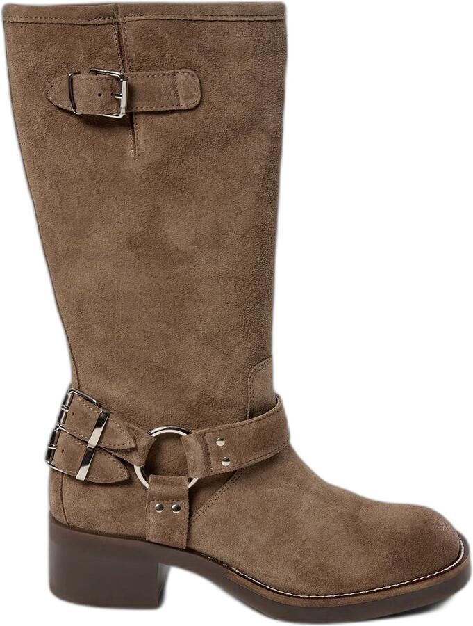 Sofie Schnoor Clarissasw Boot in Dark Sand Beige Dames