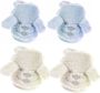 Soft Touch Babywear 2 paar Puppy Baby Fleece Slofjes Mt - Thumbnail 1