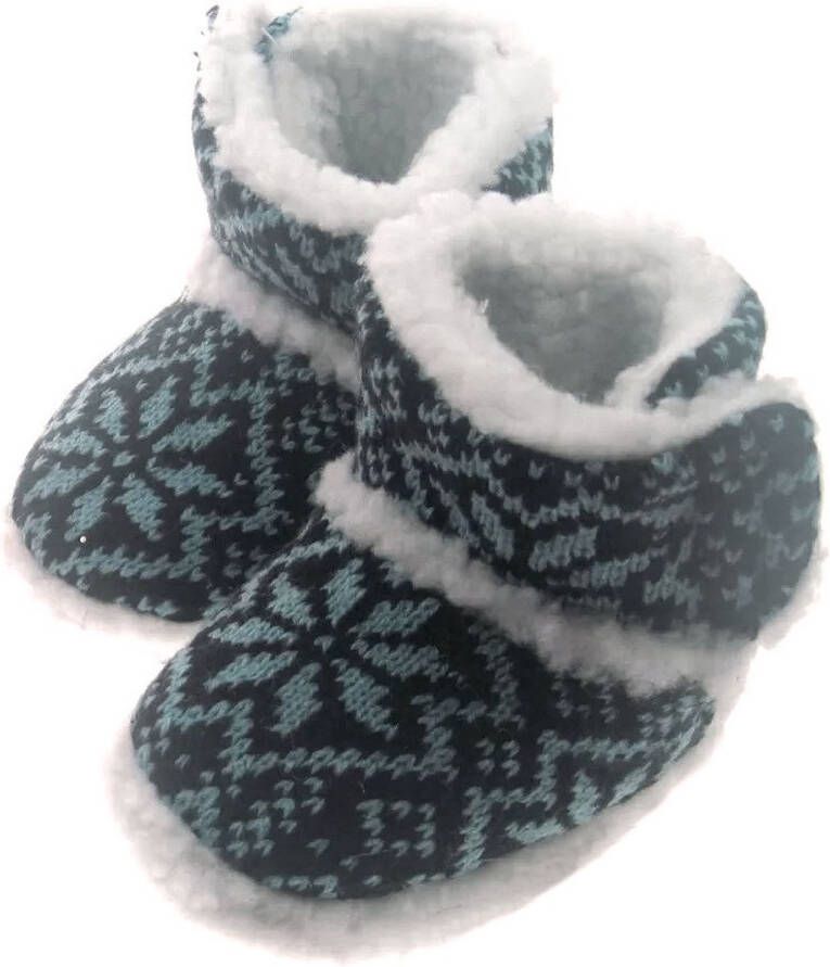 Soft Touch Babywear Warme Baby Slofjes met teddy Mt