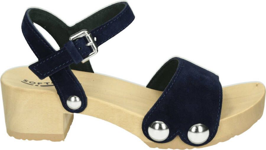 Softclox S3378~PENNY~~~~~~~~~~~~~~~~~~~ Sandalen met hakDames Sandalen Blauw