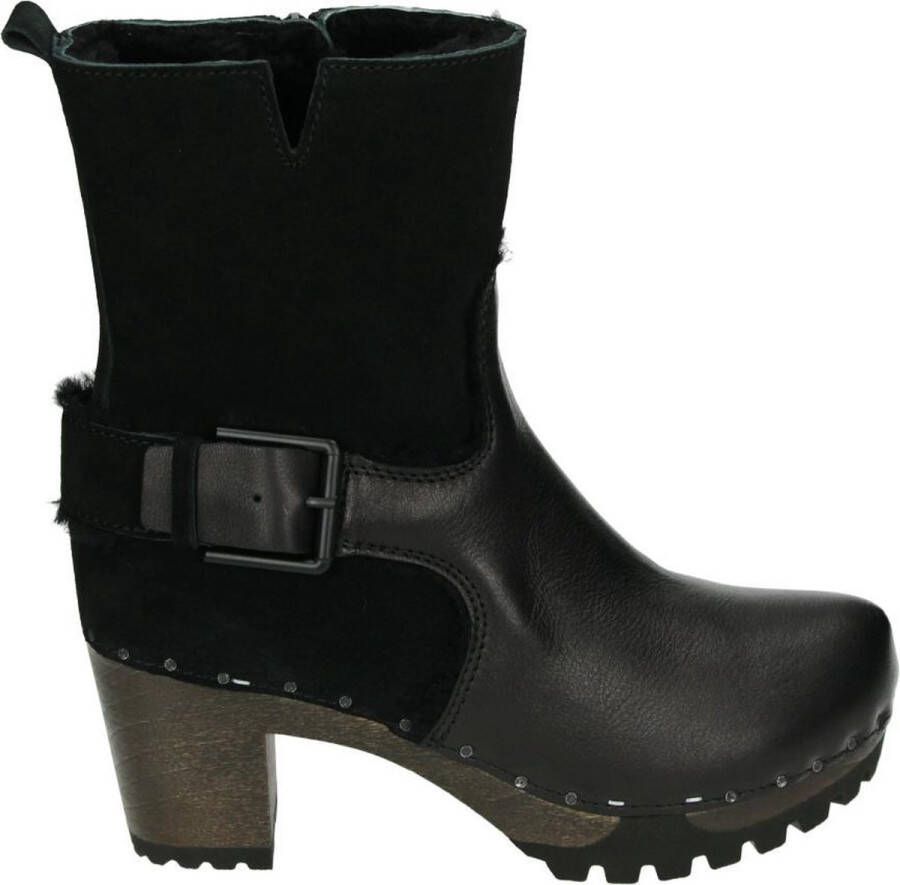 Softclox S3495 OMAYA Volwassenen Gevoerde laarzenSnowbootsDames laarzen Zwart