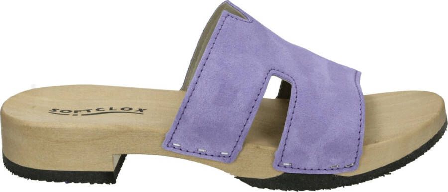 Softclox S3501~BLIDA~~~~~~~~~~~~~~~~~~~ Dames slippers Paars