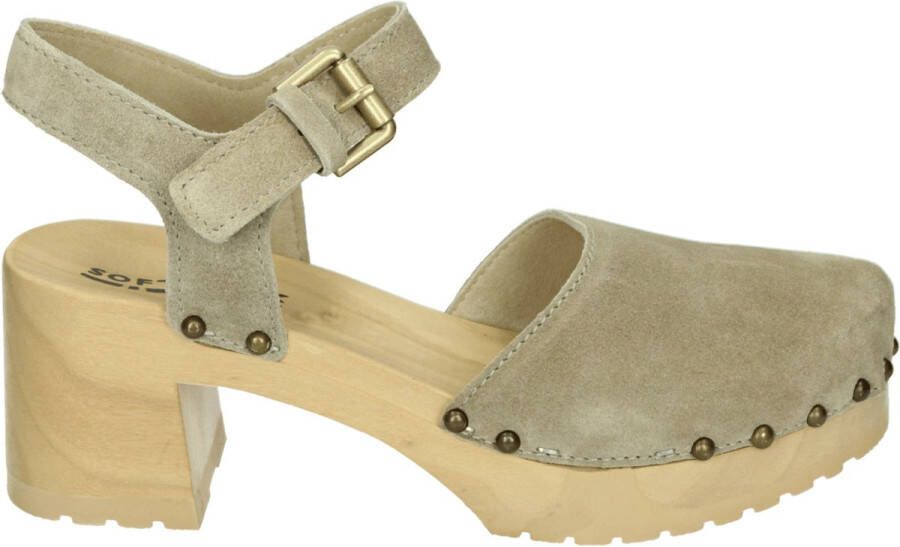Softclox S3565 HOPE Volwassenen Sandalen met hak Wit beige
