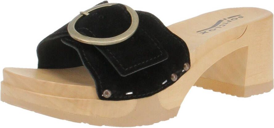 Softclox S3567 Helvetia kasjmier damesschoenen open schoenen 04-zwart
