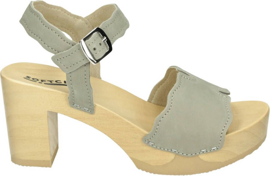 Softclox S3571 ELLA Volwassenen Sandalen met hak Groen