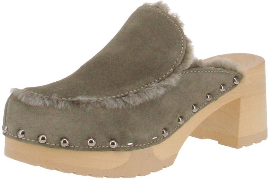 Softclox S3582 Henni kasjmier damesschoenen open schoenen 02-olive