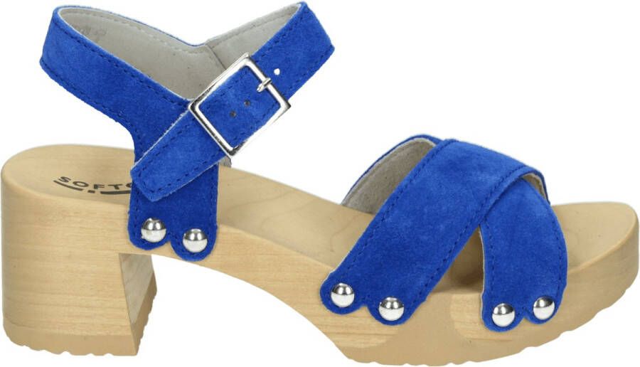 Softclox S3598 HANNE Volwassenen Sandalen met hak Blauw