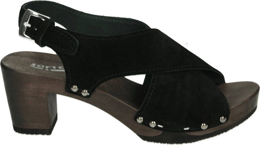 Softclox S3603 RIANA Volwassenen Sandalen met hakDames Sandalen Zwart